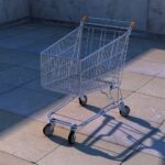 cart push cart shadow shopping cart