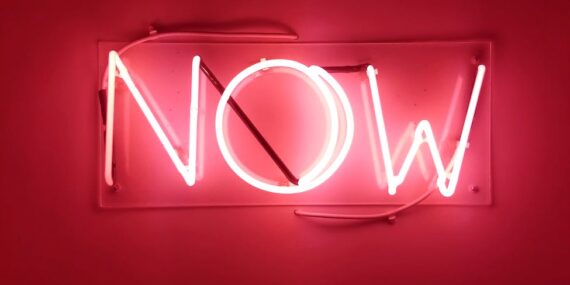 pink neon word sign